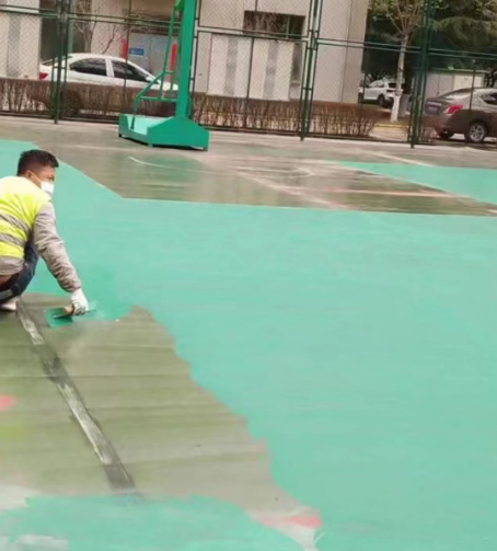 泰州球场地面翻新